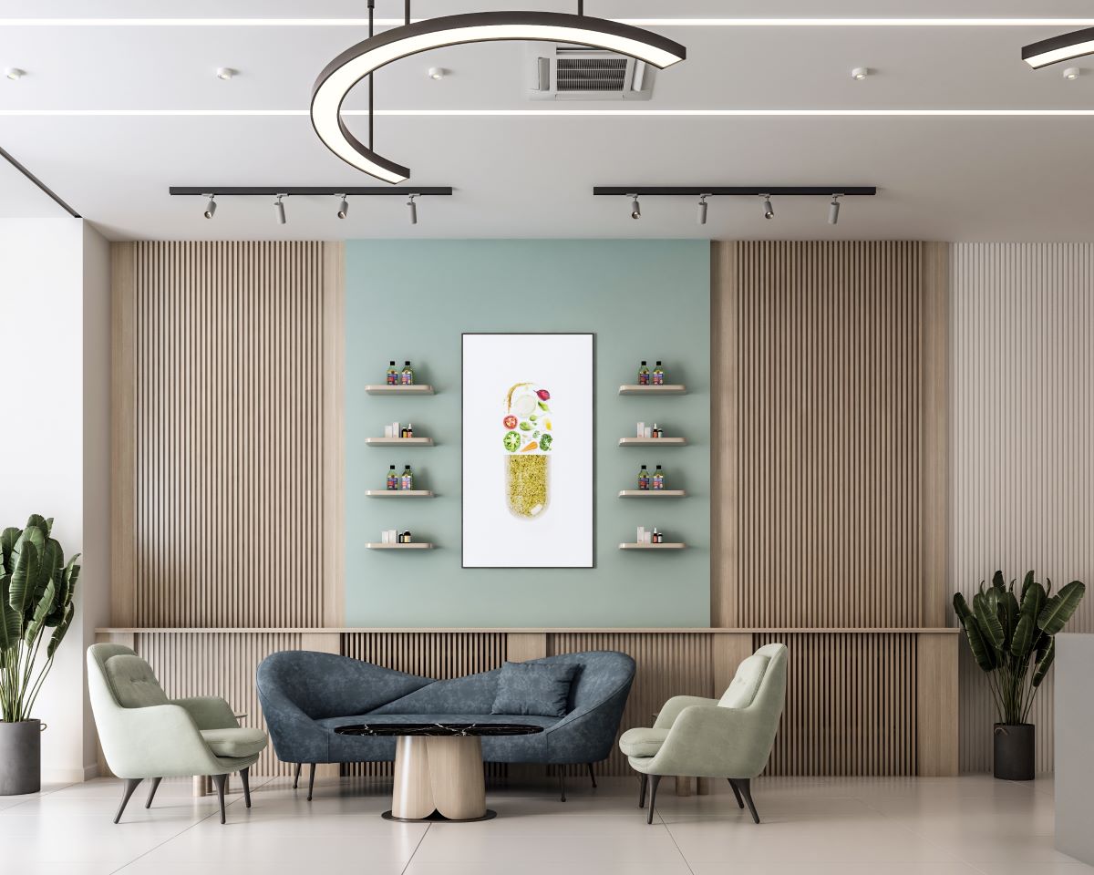 PHARMACEUTICAL COMPANY  RECEPTION DESIGN